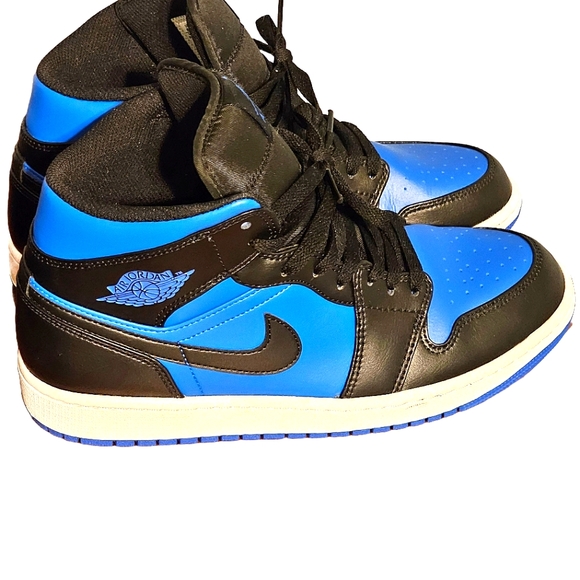 New Air Jordan 1 Mid W10/M8.5 Blue/Black DQ8426-042 NWOB - Picture 3 of 12